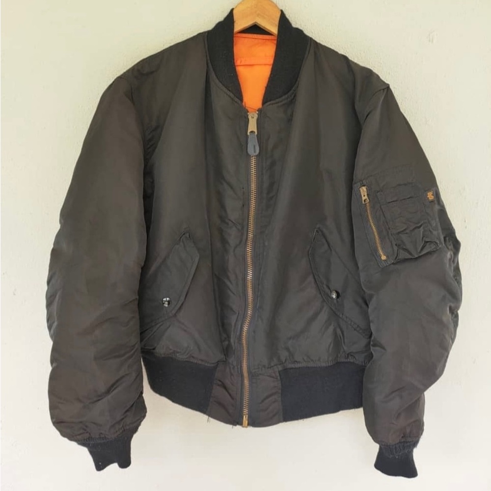 Reversible Alpha Industries Sun faded Bomber